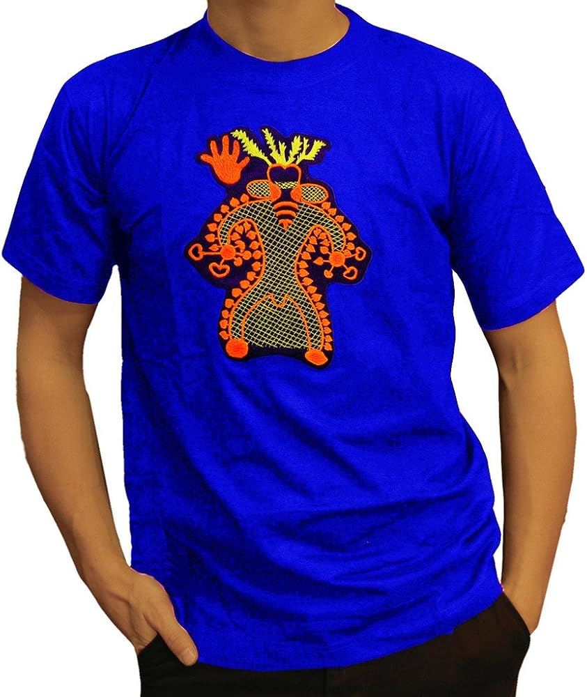 ImZauberwald Mushroom Shaman UV T-Shirt 11000 Year Old Tassili